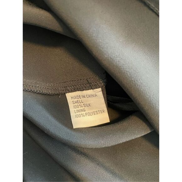 Talbots Pure Silk Sequin Tank Top Black Size 10 - Picture 7 of 7